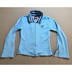 Allen‎ Iverson I3 Limited Reebok Sweatshirt Womens M Blue Zip Long Sleeve Y2K.